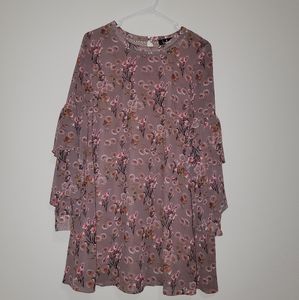 Lulus Short Pink Floral Dress S